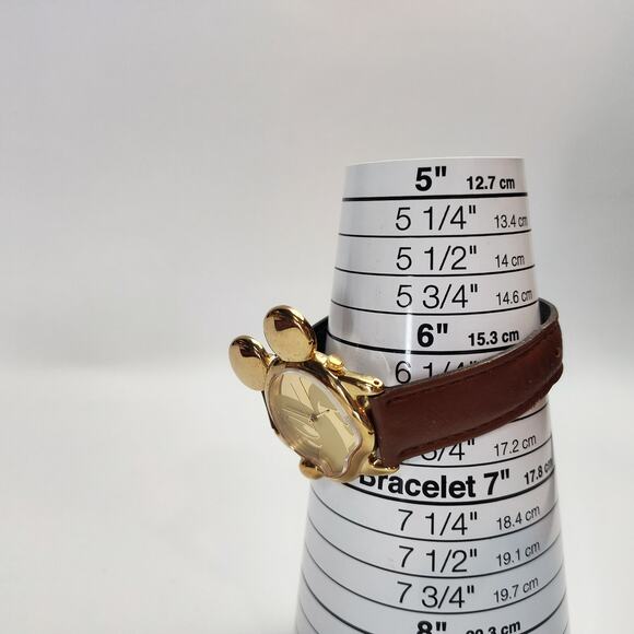 Vintage Mickey Mouse Lorus Watch New In Box Gold Tone
